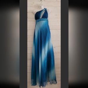 COCKTAIL BRIDESMAIDS HOMECOMING LONG FORMAL DRESS FORMAL GOWN  sz 10